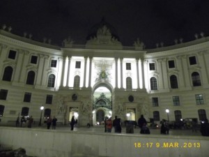 The Hofburg at Night